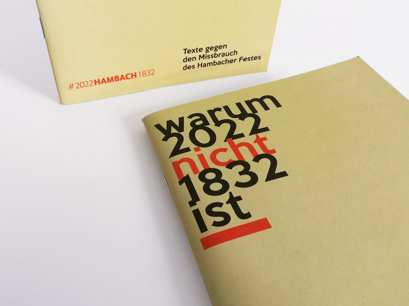 Broschüre Hambacher Fest 2022